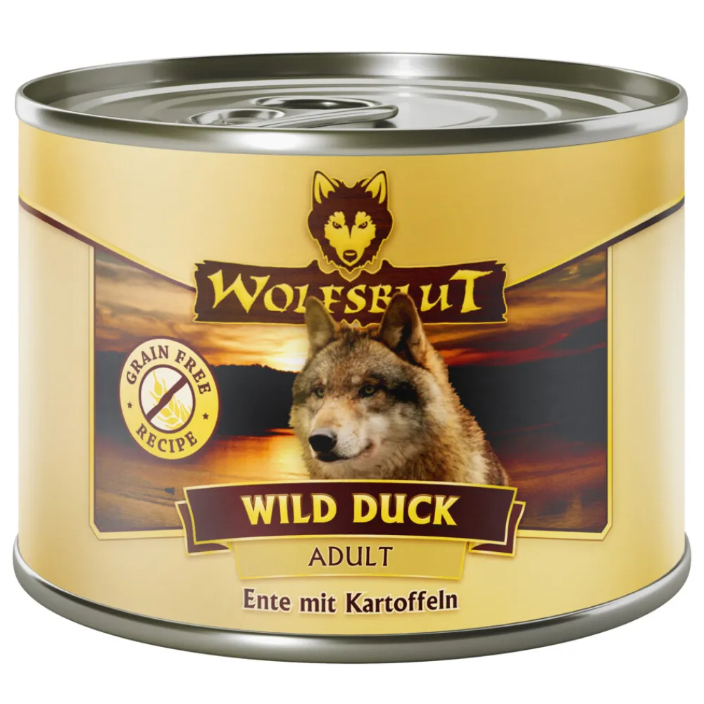 Hondenvoer<Wolfsblut Wild Duck Adult 200 gr