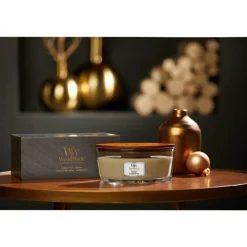 Geurkaars Ellipse Fireside Deluxe Geschenkset 454 gr^WoodWick Clearance