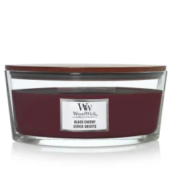 Geurkaars Ellipse Black Cherry 454 gr^WoodWick Best