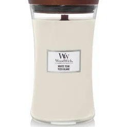 Best Geurkaars Large White Teak 611 gr Kaarsen|Geurkaarsen
