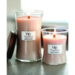 Kaarsen|Geurkaarsen<WoodWick Geurkaars Large Vanilla & Sea Salt 611 gr