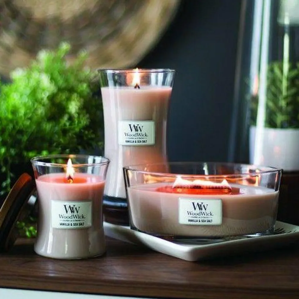 Hot Geurkaars Medium Vanilla & Sea Salt 275 gr Kaarsen|Geurkaarsen