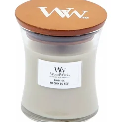 Geurkaars Medium Fireside 275 gr^WoodWick Outlet