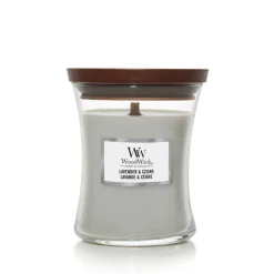 Geurkaars Medium Lavender & Cedar 275 gr^WoodWick New