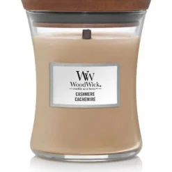 Kaarsen|Geurkaarsen<WoodWick Geurkaars Medium Cashmere 275 gr