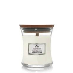 Kaarsen|Geurkaarsen<WoodWick Geurkaars Mini White Tea & Jasmine 85 gr