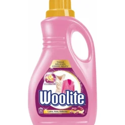 Wasmiddel<Woolite Wasmiddel Wol en Zijde met Keratine 25 wasbeurten 1,5 liter