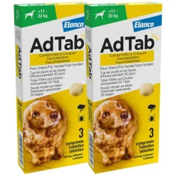 Discount 2x Anti Vlo en Teek Kauwtabletten Hond >11-22 kg 3 tabletten Vlo, Teek & Worm