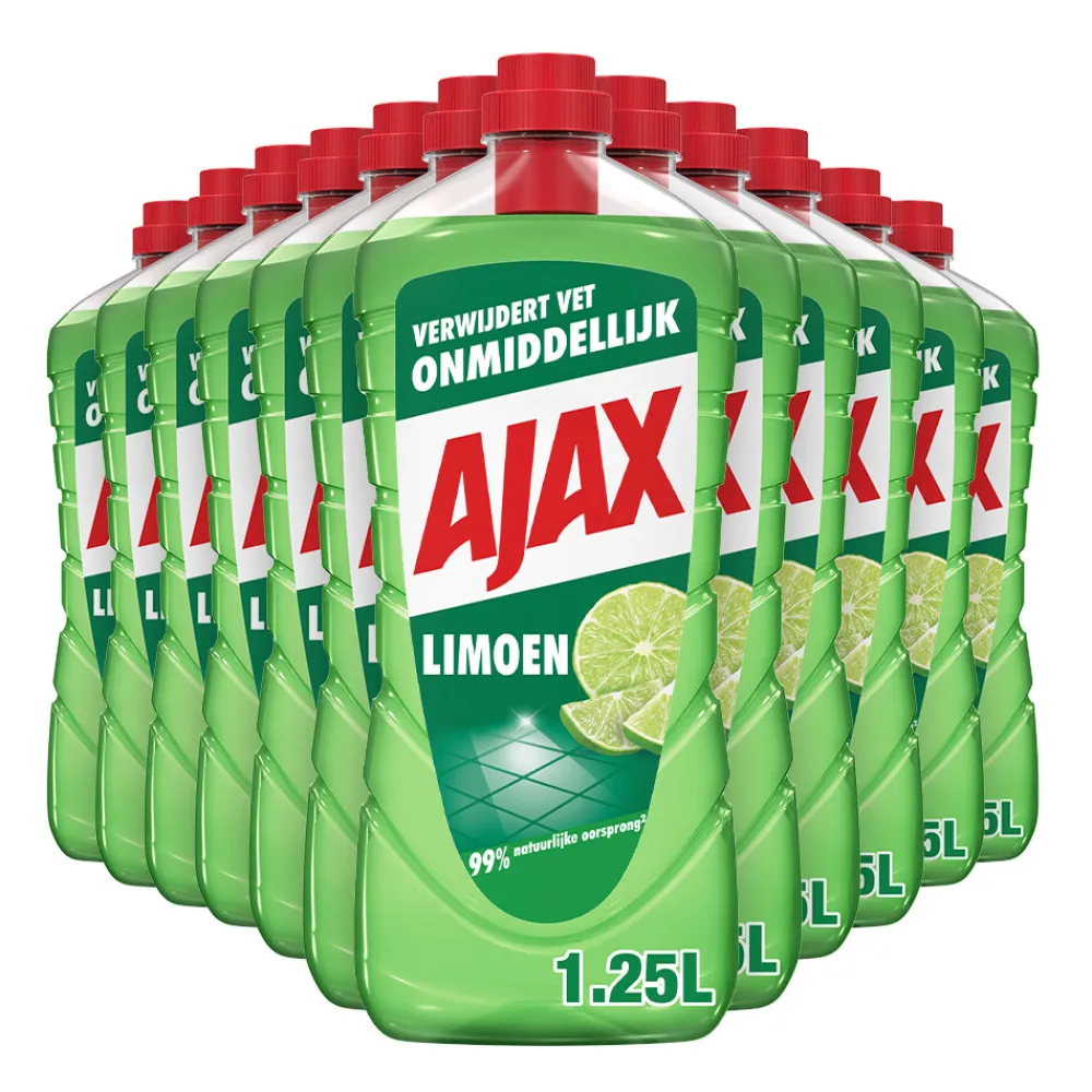 12x Allesreiniger Limoen 1,25 liter^Ajax New