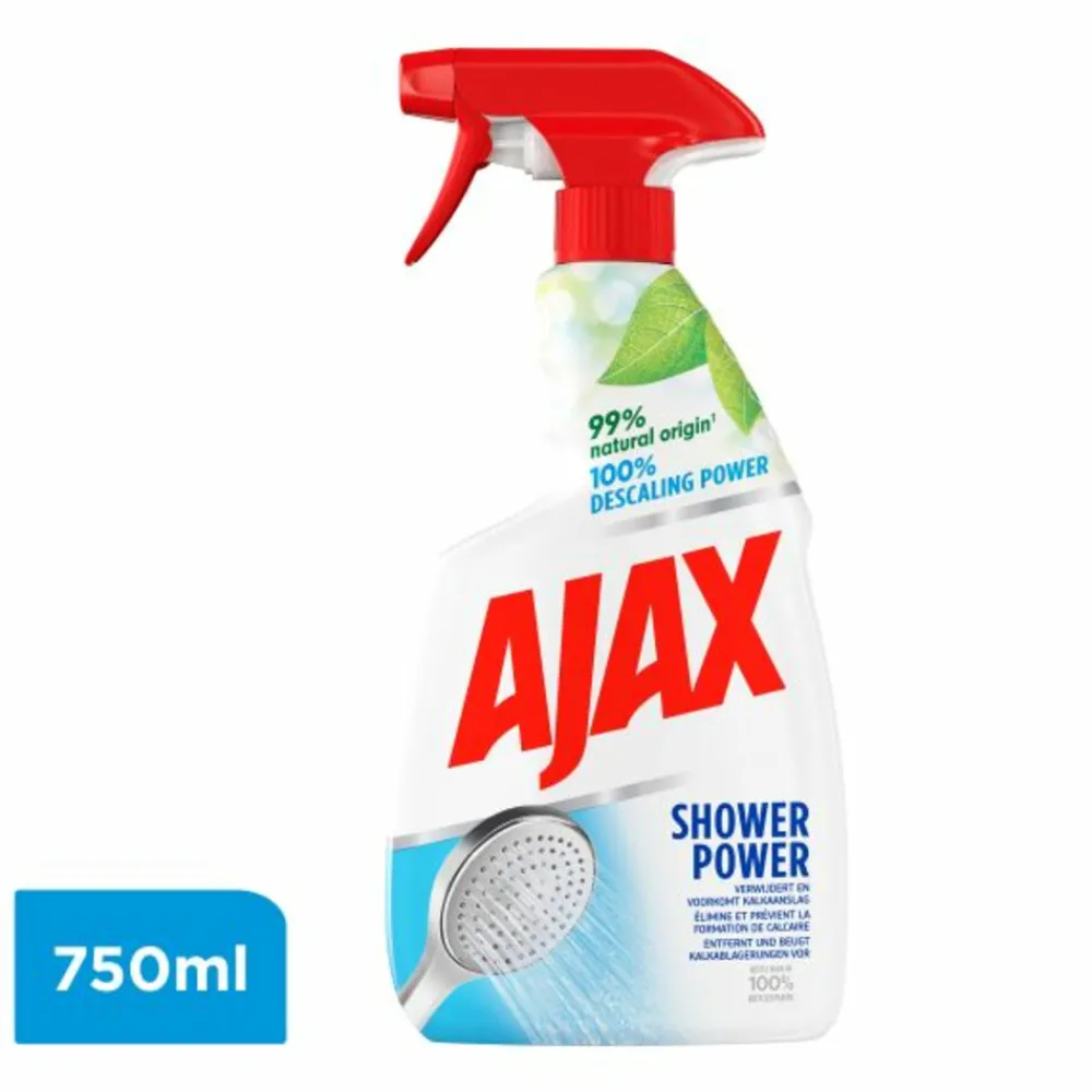 Badkamerartikelen<Ajax 12x Spray Shower Power 750 ml
