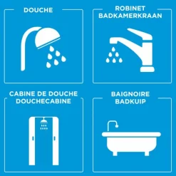 Badkamerartikelen<Ajax 12x Spray Shower Power 750 ml