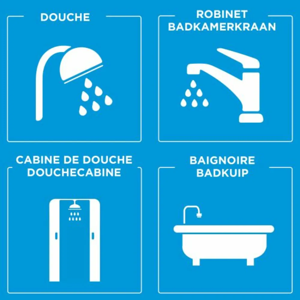 Badkamerartikelen<Ajax 12x Spray Shower Power 750 ml