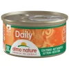 Kattenvoer<Almo Nature 24x Daily Menu Mousse Kattenvoer Nat Tonijn 85 gr