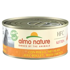 Best 24x HFC Complete Kattenvoer Nat Kitten Kip 150 gr Kattenvoer