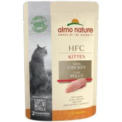 Clearance 24x HFC Complete Kattenvoer Nat Kitten Kip 55 gr Kattenvoer