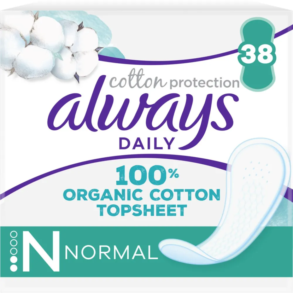Intiemhygiëne<Always 10x Dailies Inlegkruisjes Cotton Protection Normal 38 stuks