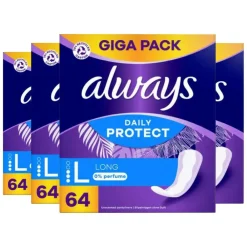 Discount 4x Daily Protect Inlegkruisjes Long 64 stuks Intiemhygiëne