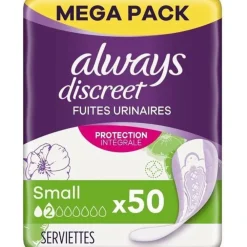 4x Discreet Incontinentieverband Small 50 stuks^Always Discount