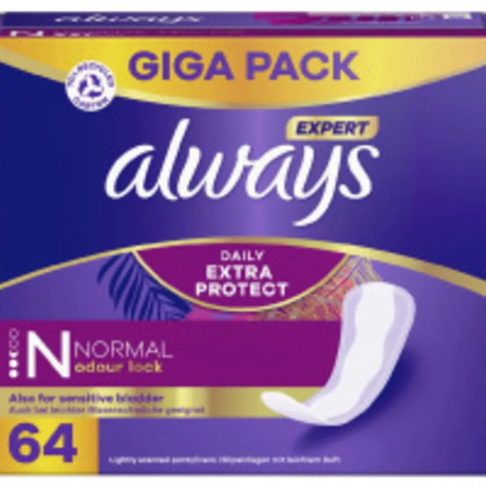 Intiemhygiëne<Always 4x Extra Protect Inlegkruisjes Normal 64 stuks