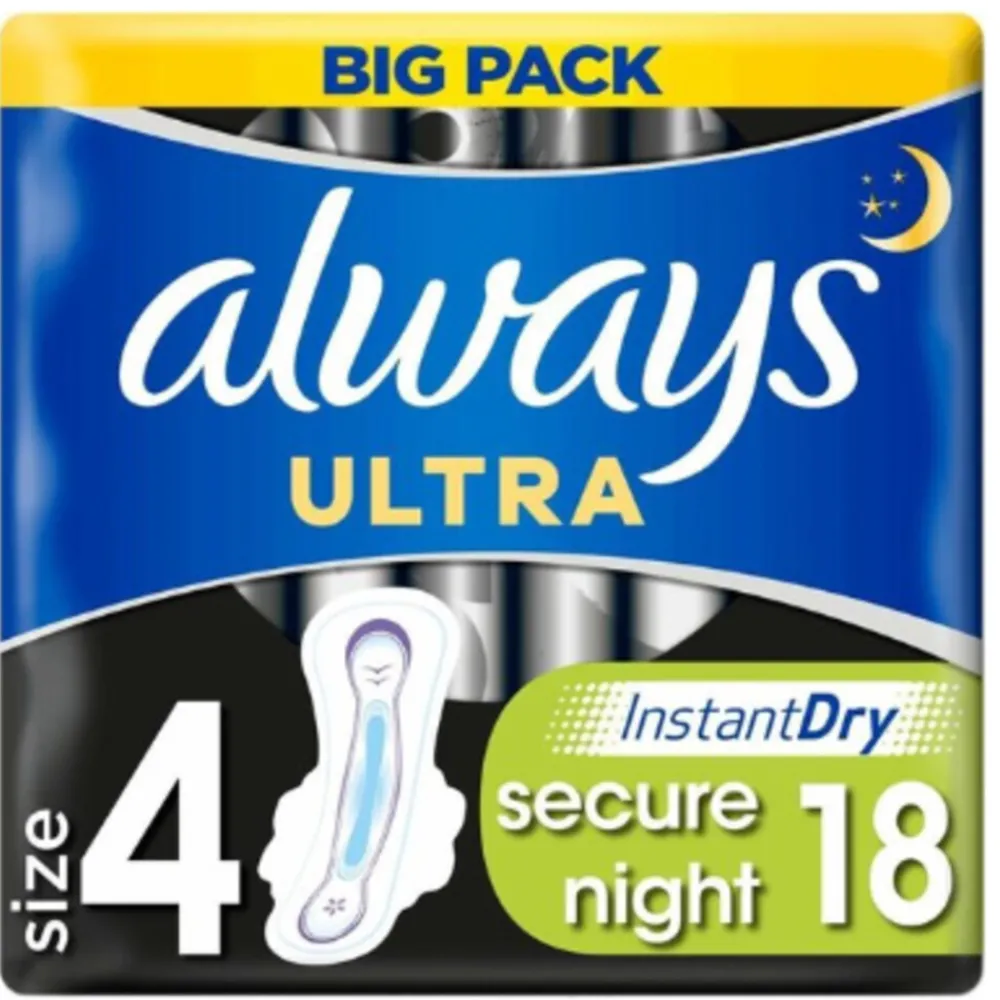 Intiemhygiëne<Always 4x Maandverband Platinum Ultra Night 18 stuks