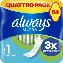 Intiemhygiëne<Always 4x Maandverband Ultra Normal 64 stuks