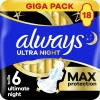 Intiemhygiëne<Always 3x Maandverband Ultra Ultimate Night 18 stuks