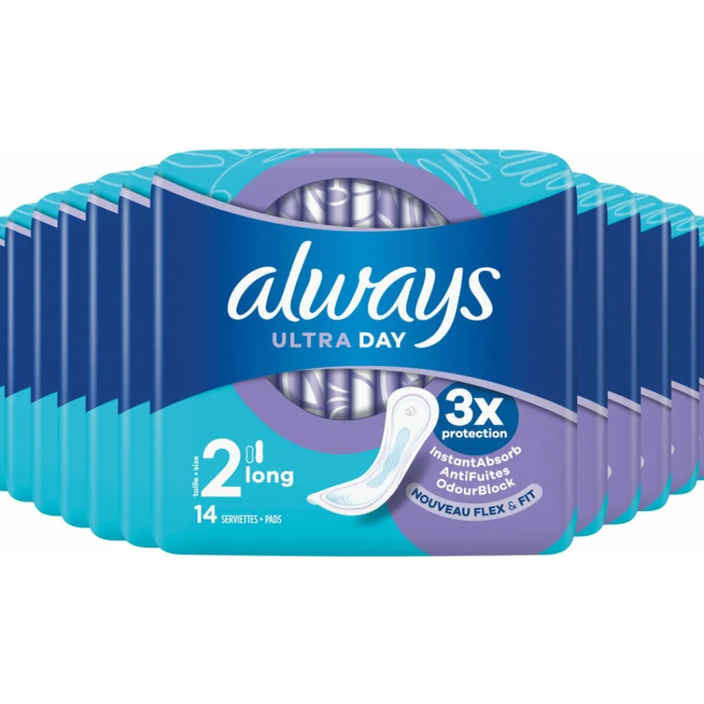 Intiemhygiëne<Always 12x Maandverband Ultra Long 14 stuks