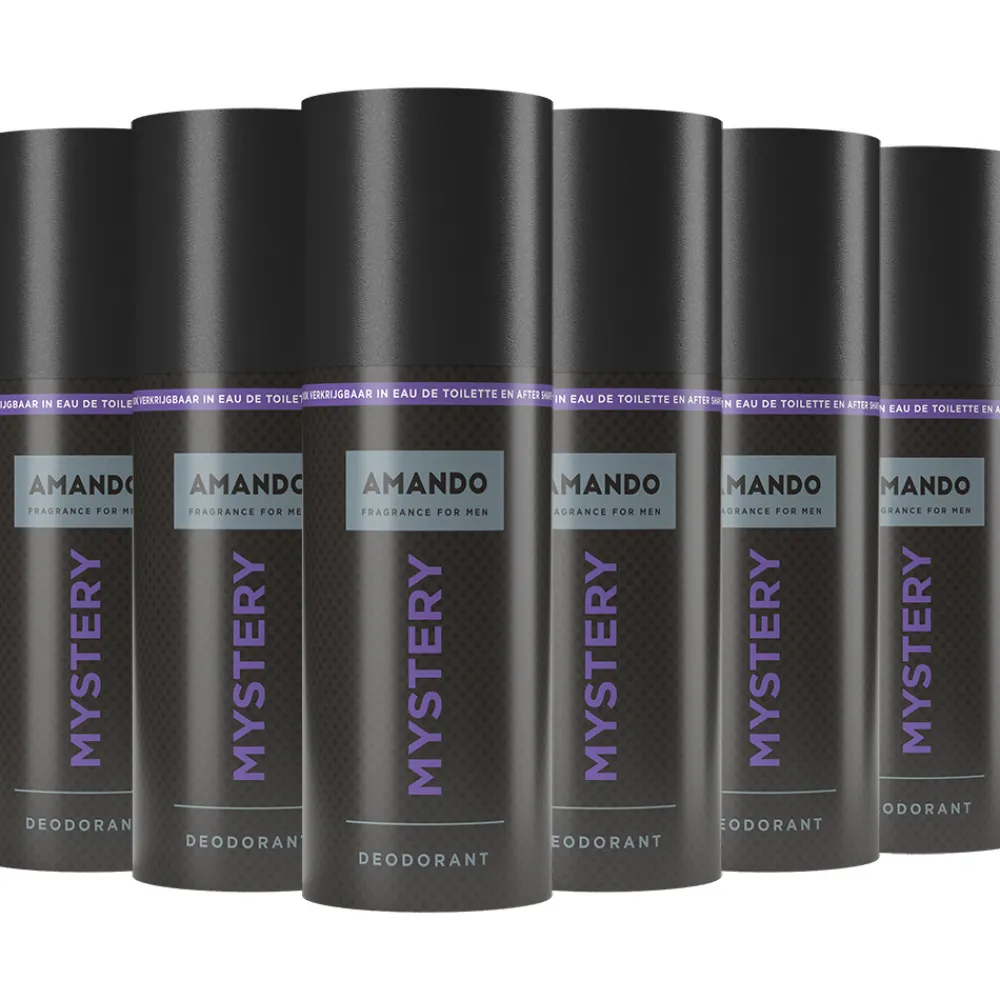 Deodorant<Amando 6x Deodorant Spray Mystery 150 ml