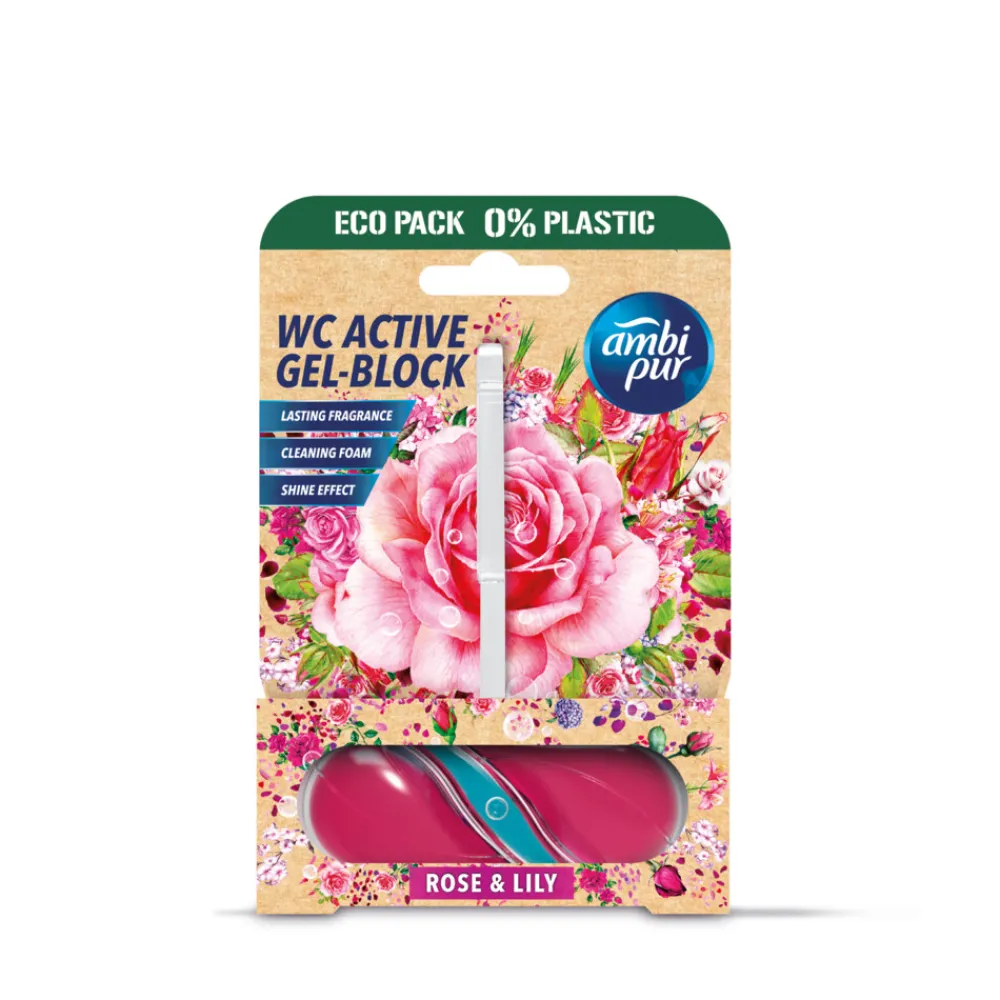 Toiletartikelen<Ambi Pur 8x Toiletblok Roos & Lelie