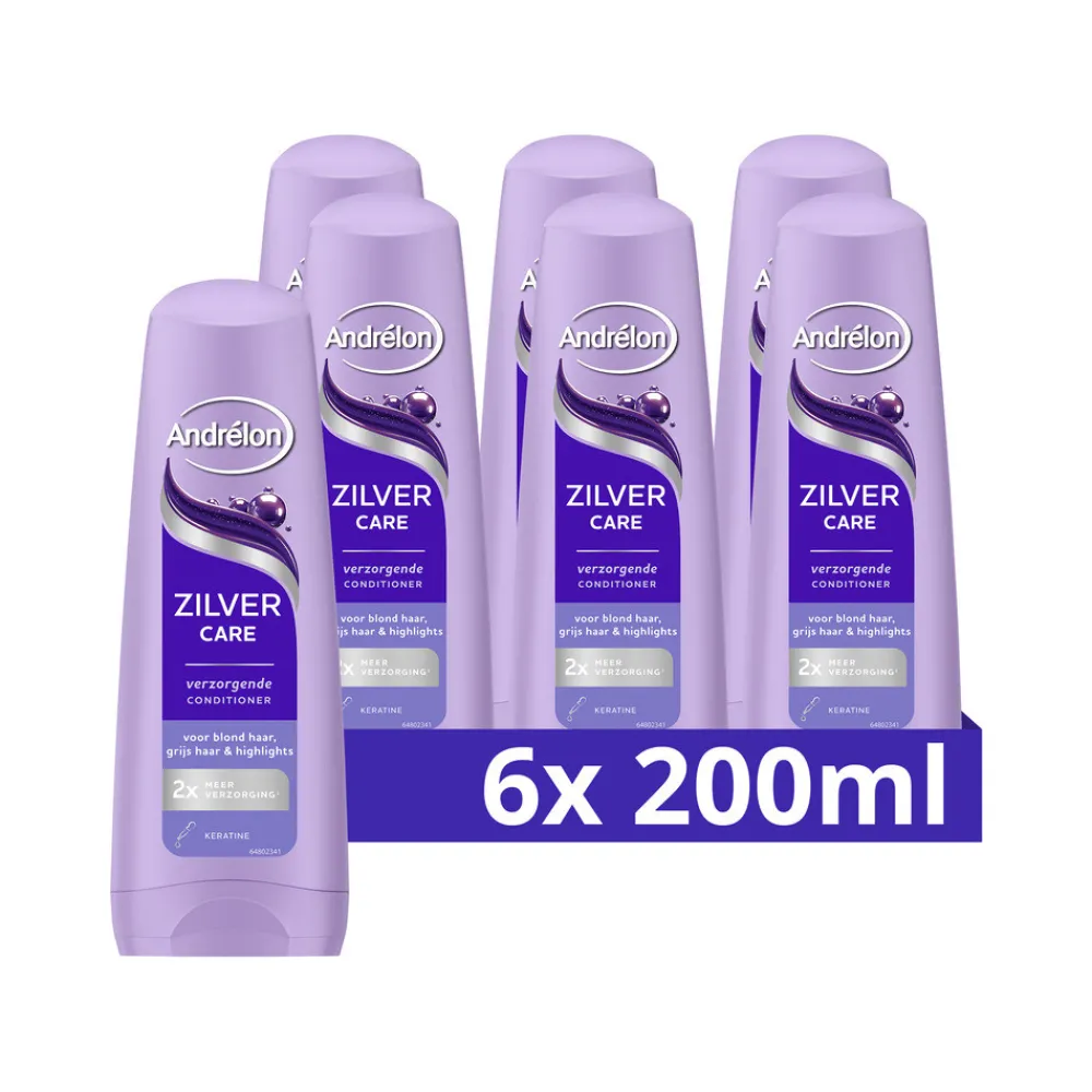 Conditioner<Andrélon 6x Conditioner Zilver Care 200 ml