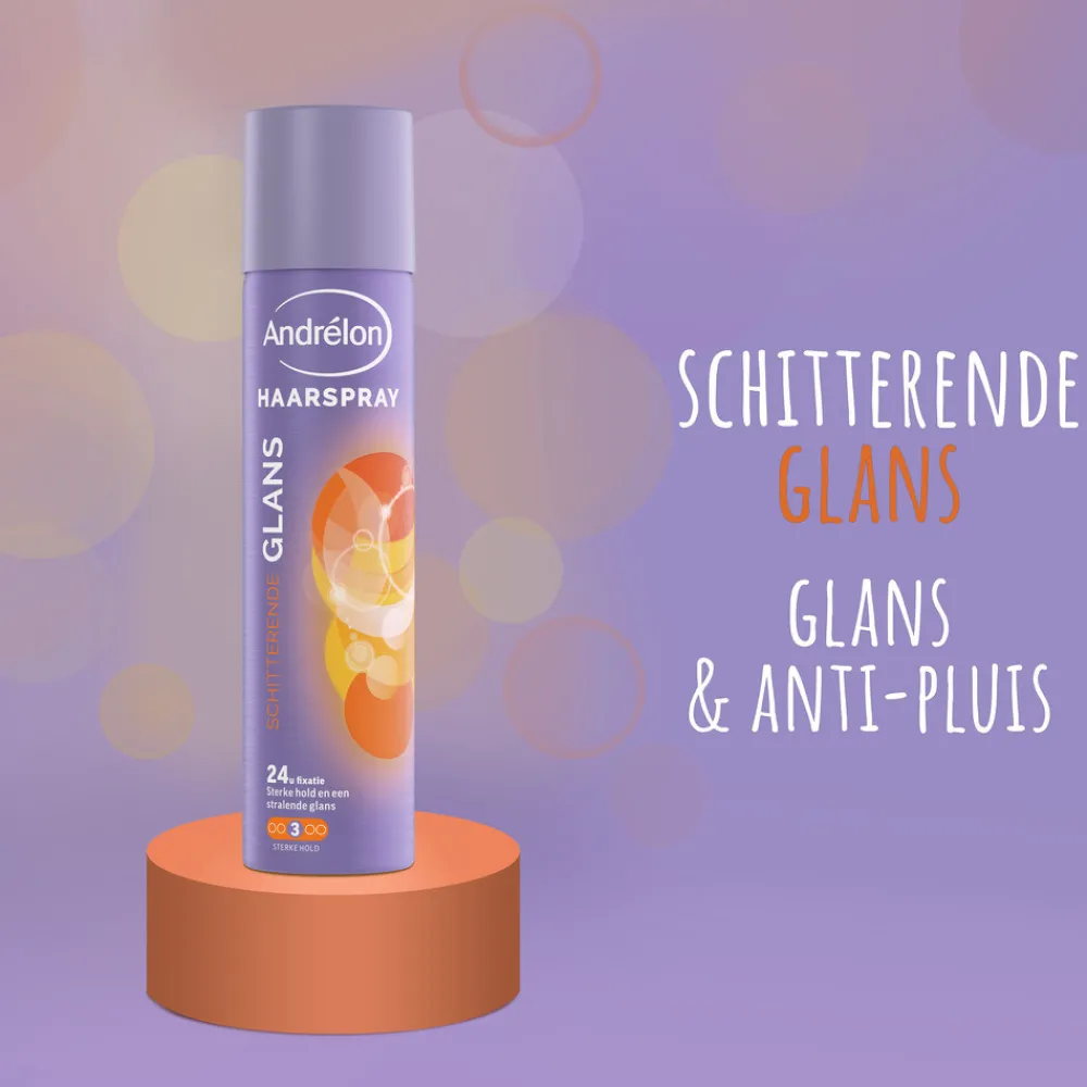 6x Haarspray Schitterende Glans 250 ml^Andrélon New