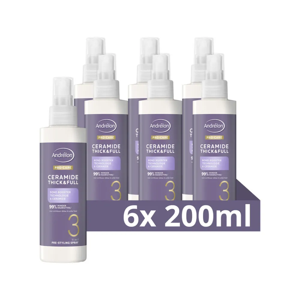 Discount 6x Pro-Care Haarspray Ceramide Thick & Full 200 ml Haarverzorging