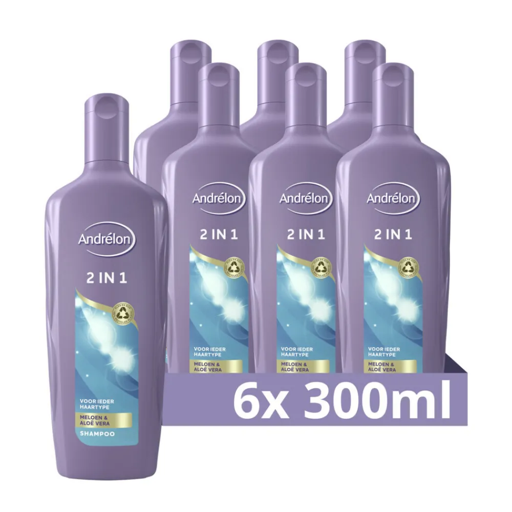6x Shampoo 2-in-1 300 ml Shampoo