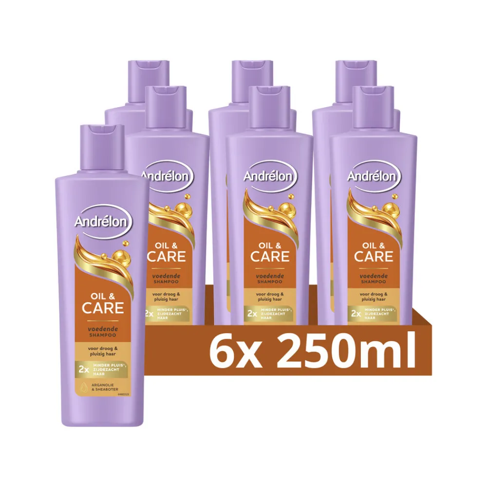 Shampoo<Andrélon 6x Shampoo Oil & Care 250 ml