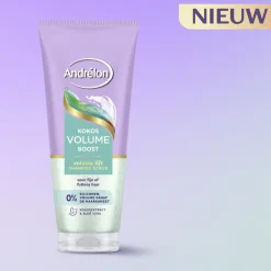 Shampoo<Andrélon 6x Shampoo Scrub Kokos Volume Boost 200 ml