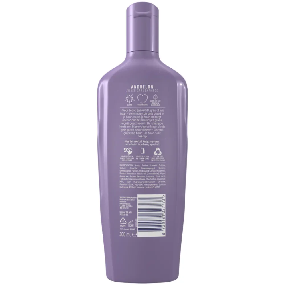 6x Shampoo Zilver Care 300 ml^Andrélon Online
