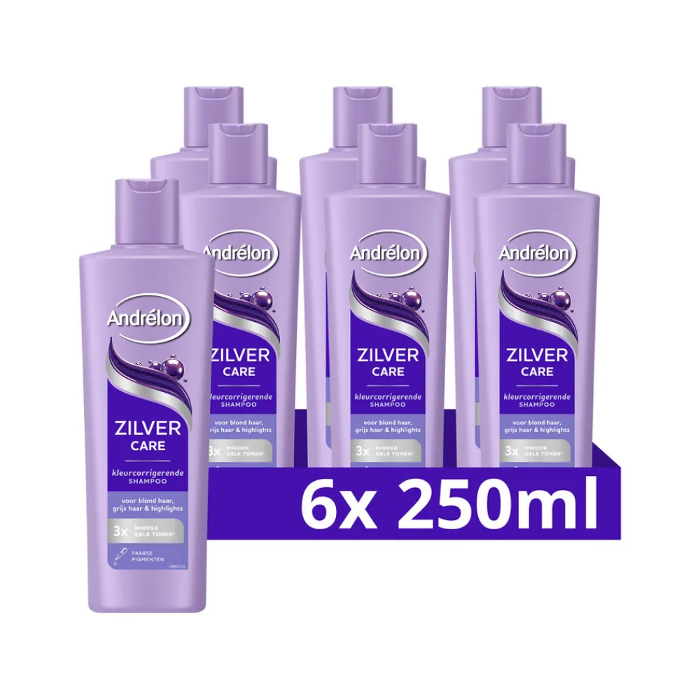 Outlet 6x Shampoo Zilver Care 250 ml Shampoo