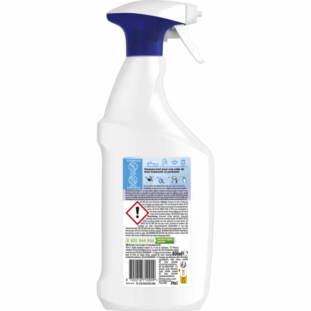 Badkamerartikelen<Antikal 10x Kalkreiniger Fresh Spray 800 ml