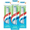 3x Tandenborstel Clean Control Soft^Aquafresh Hot