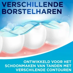 3x Tandenborstel Clean Control Soft^Aquafresh Hot
