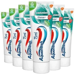 Spoelen & Poetsen<Aquafresh 6x Tandpasta Coolmint 75 ml