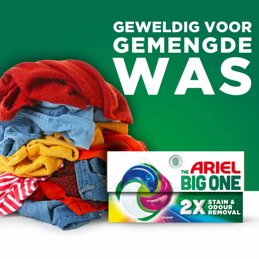 Discount 3x 3in1 Wasmiddel Pods The Big One Color 25 stuks Wasmiddel