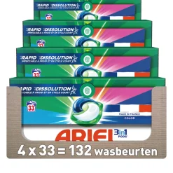 Wasmiddel<Ariel 4x 3in1 Wasmiddel Pods Color 33 stuks