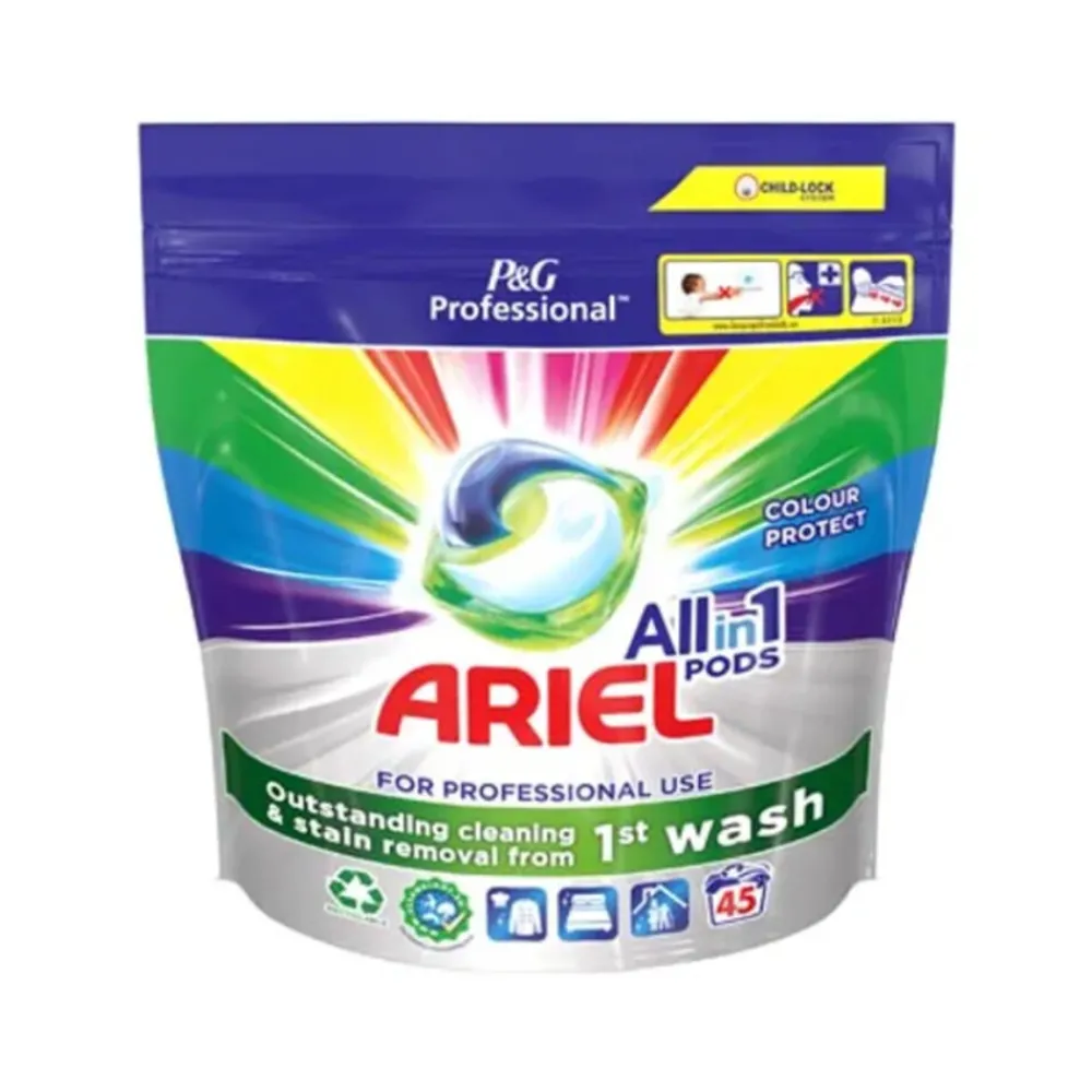 Clearance 2x Wasmiddel All-in-1 Pods Color Protect 45 stuks Wasmiddel
