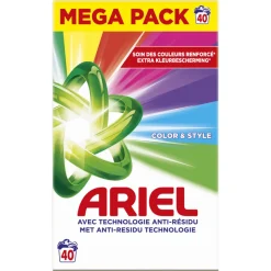 5x Waspoeder Color 40 Wasbeurten 2,2 kg^Ariel Discount