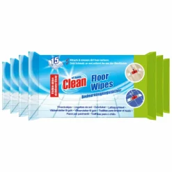 6x Reinigingsdoekjes Vloer 15 stuks^At Home Sale