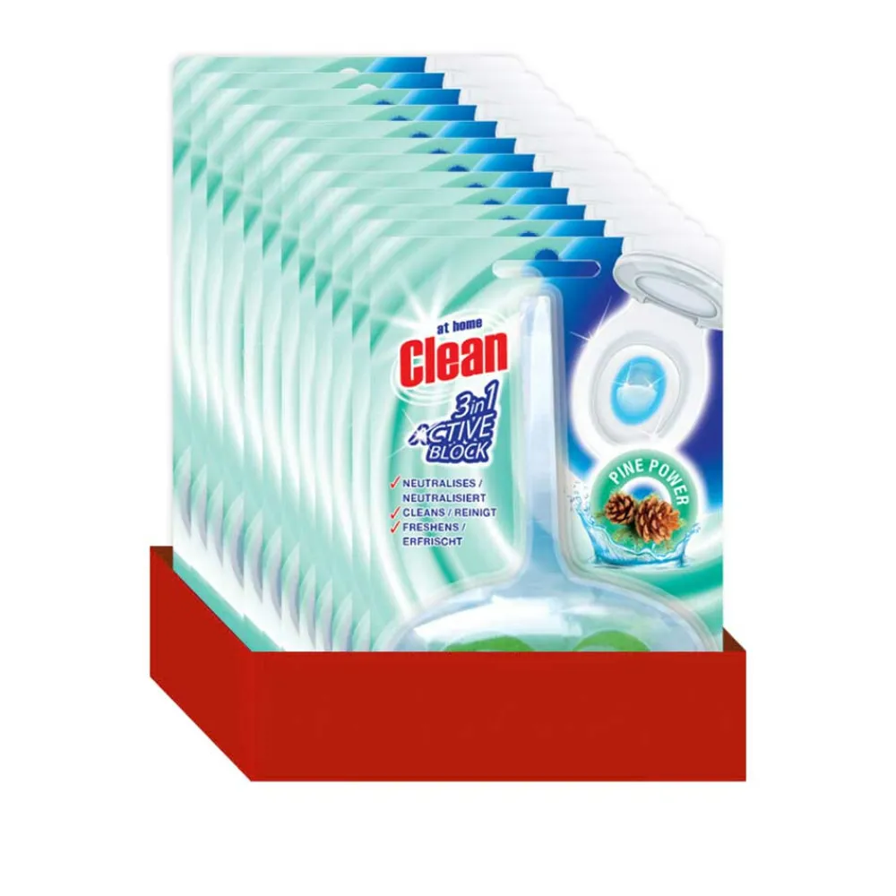 Toiletartikelen<At Home 12x Toiletblok 3-in-1 Dennenboom