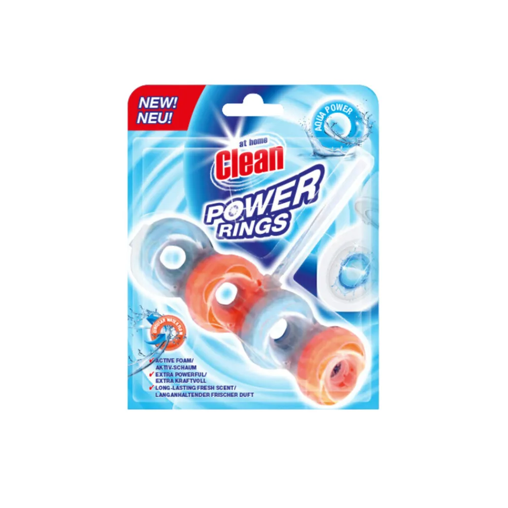 6x Toiletblok Power Rings Aqua Power 40 gr^At Home