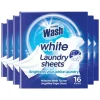 Discount 6x Wasdoekjes Witte Was 16 stuks Wasmiddel