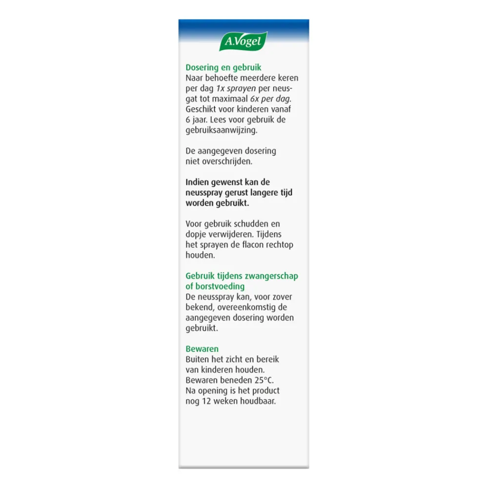 Luchtwegen & Keel<A.Vogel 2x Cinuforce Neusspray Extra Sterk + Menthol 20 ml